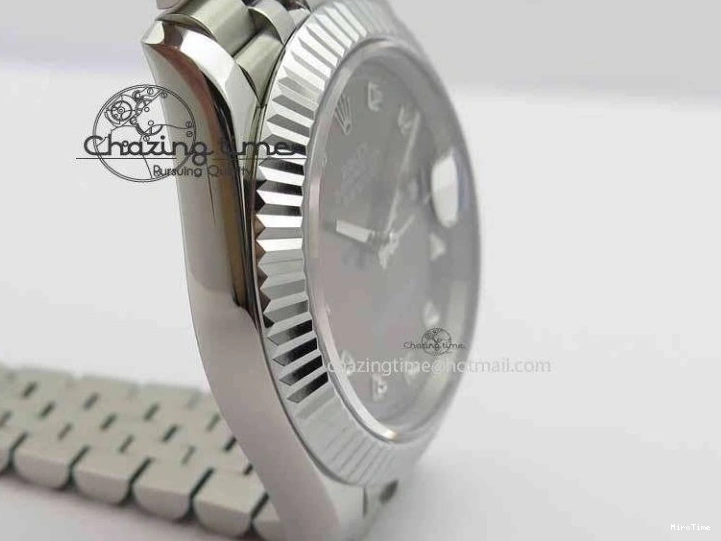 MiroTime 0326 DateJust II 41mm BP Maker Best Edition Gray Diamonds Dial On New Version Jubilee Bracelet A Breathable 3626